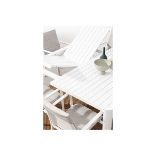 Table de jardin  carrée extensible en métal L97/149 AVIGNON - HELLIN