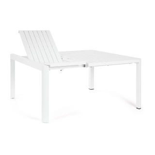 Table de jardin  carrée extensible en métal L97/149 AVIGNON - HELLIN