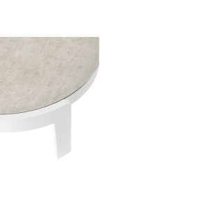 Salon de jardin en aluminium et coussins en toile (set de 4)  ARCACHON - HELLIN