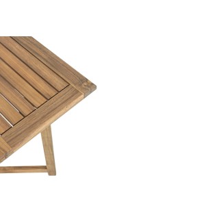 Ensemble d'extérieur table et 4 chaises en acacia pliables CANCALE - HELLIN