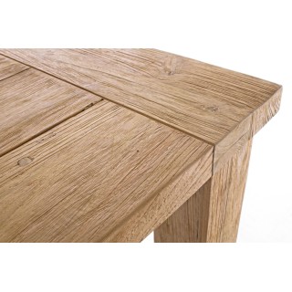 Table d'intérieur et d'extérieur rectangulaire en teck recyclé L240 SAINT MALO - HELLIN