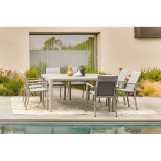 Coussin pour chaise de jardin en toile (lot de 4)  CASSIS - HELLIN