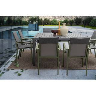 Coussin pour chaise de jardin en toile (lot de 4)  CASSIS - HELLIN