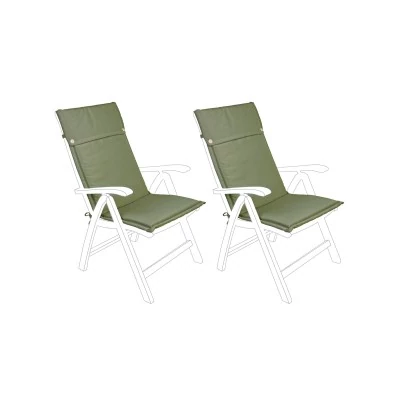 Coussin pour chaise de jardin dossier haut (lot de 2) - CANCALE - HELLIN