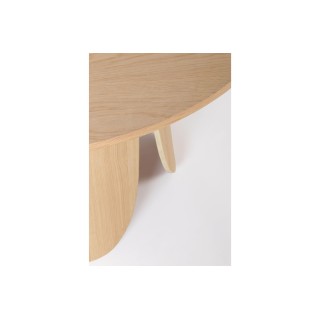 Table ronde de salle à manger en bois design D120 - CROCUS - HELLIN