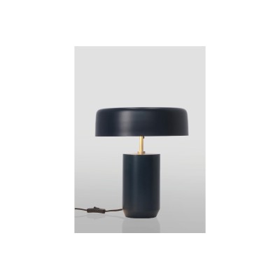 Luminaire à poser en métal bleu nuit de 35 cm de hauteur BRUNE - HELLIN