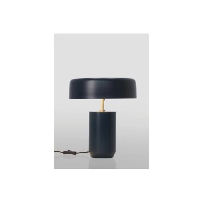 Luminaire à poser en métal bleu nuit de 35 cm de hauteur BRUNE - HELLIN