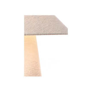 Luminaire à poser structure métal tissu bouclé H46cm COTTONE - HELLIN