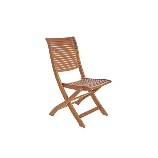 Chaise d'extérieur pliable en bois d'acacia (lot de 2) CANCALE - HELLIN