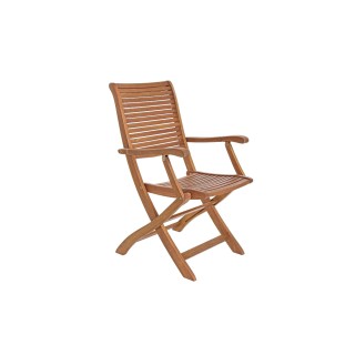 Fauteuil d'extérieur pliant en acacia (lot de 2)  CANCALE- HELLIN