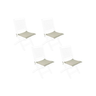 Coussin pour chaise de jardin pliante (lot de 4) CANCALE - HELLIN