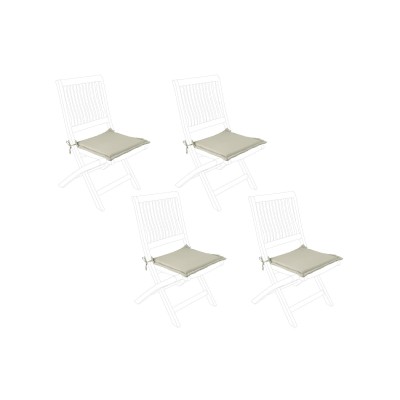 Coussin pour chaise de jardin pliante (lot de 4) CANCALE - HELLIN