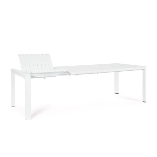 Table de jardin extensible 180/240 et 8 chaises empilables AVIGNON - HELLIN