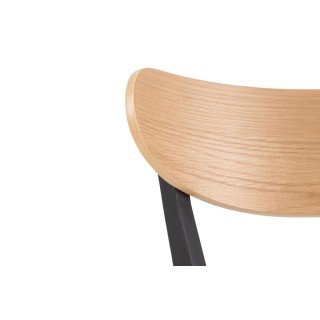 Tabouret de bar scandinave en bois (lot de 2)  LETA  - HELLIN