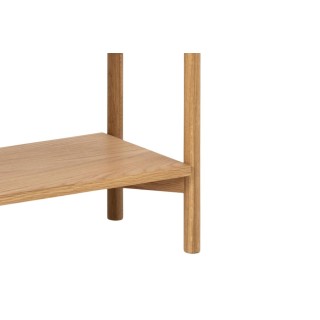 Bibliothèque scandinave en chêne clair 4 tablettes BRENDA - HELLIN