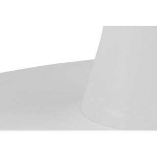 Table carrée en céramique et pied tulipe en métal L90 MARSA - HELLIN