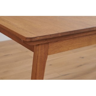 Table à manger extensible en bois massif bronze L160/240 MALLET - HELLIN