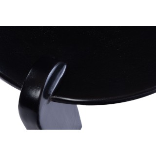 Table basse ronde en aluminium noir D64 CHLOE - HELLIN