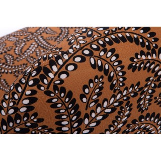 Fauteuil trendy en tissu et pieds en bois ELIAD - HELLIN