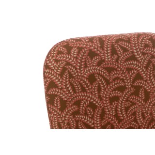 Fauteuil trendy en tissu et pieds en bois ELIAD - HELLIN