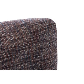 Fauteuil crapaud en tissu multicolore GEORGE - HELLIN