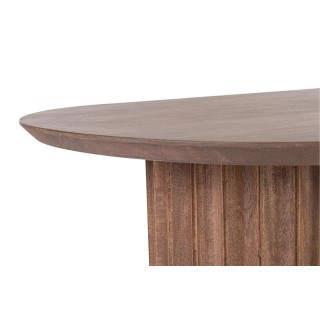 Table basse ovale en manguier contemporaine L130 AGRA - HELLIN