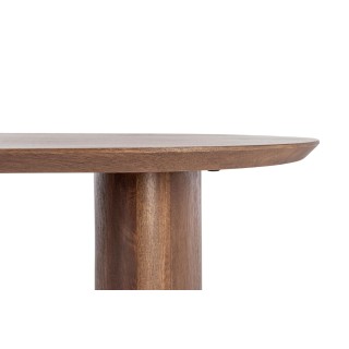 Table basse ovale en manguier contemporaine L130 AGRA - HELLIN