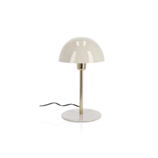 Lampe de table beige en métal H36 WILMA - HELLIN