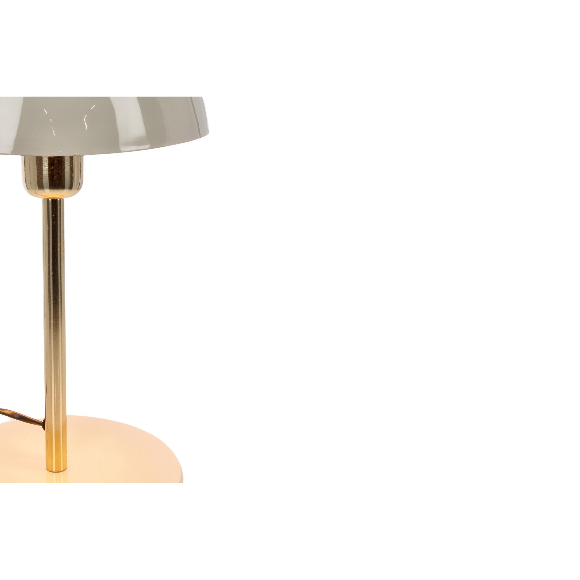 La lampe de table à base sphérique en travertin beige | Maison La lampe de table à base sphérique en travertin beige | Maison