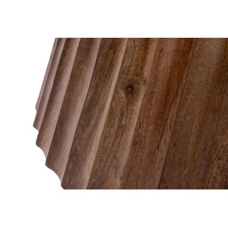 Table à manger ronde en manguier D120 6 personnes AGRA - HELLIN