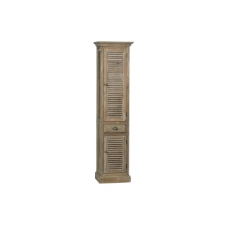 Colonne de salle de bain en bois avec porte en bois droite HANOÏ - HELLIN