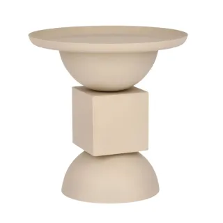 Table basse ronde design en métal coloré D41 POLA - HELLIN