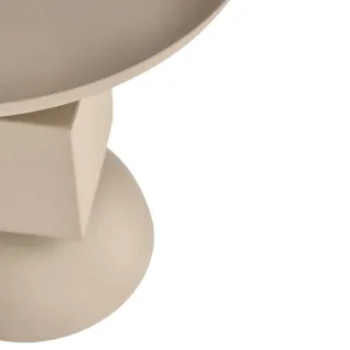 Table basse ronde design en métal coloré D41 POLA - HELLIN