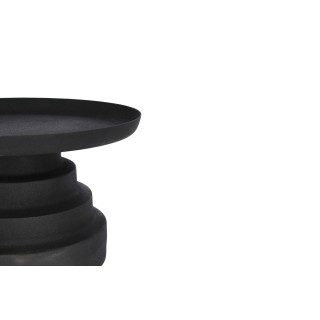 Table basse ronde design en métal coloré D40 MARLO - HELLIN