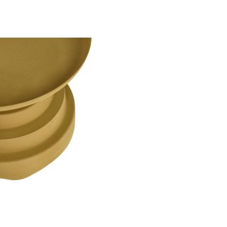 Table basse ronde design en métal coloré D36 MARLO - HELLIN