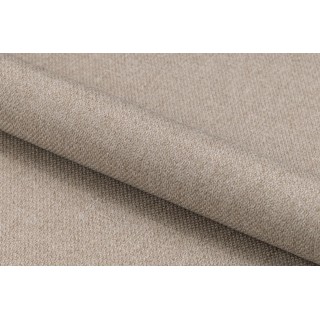 Tabouret de bar assise en tissu piétement en métal noir (lot de 2) - LUCKI