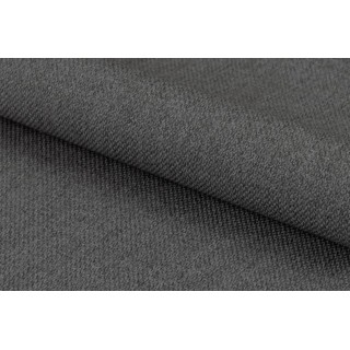 Tabouret de bar assise en tissu piétement en métal noir (lot de 2) - LUCKI