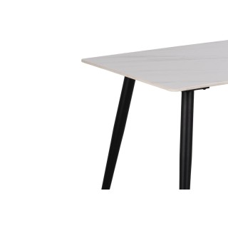 Table à manger rectangulaire en céramique L140 6 personnes ASHFORD - HELLIN