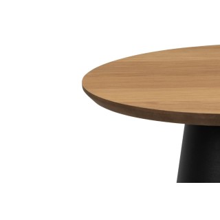 Bout de canapé rond en bois et métal D45 GIROLLE - HELLIN