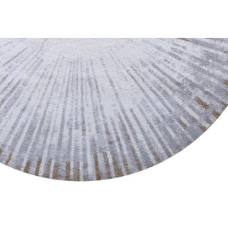 Tapis rond tissé pour salle à manger D240 IRIS - HELLIN