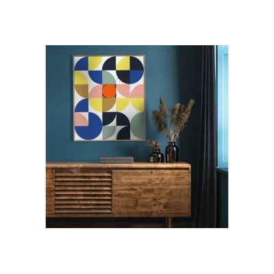 Tableau en bois taquin chromatique pop 78 x 93 BILBO - HELLIN