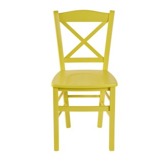 Chaises en hêtre massif couleur pop (lot de 2) CLAYTON - HELLIN