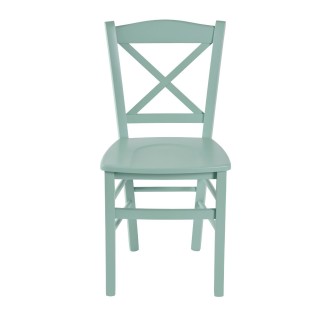 Chaises en hêtre massif couleur pop (lot de 2) CLAYTON - HELLIN