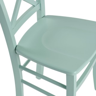 Chaises en hêtre massif couleur pop (lot de 2) CLAYTON - HELLIN