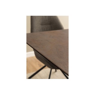 Table de salle à manger rectangulaire en céramique L200/240 NEIVA - HELLIN