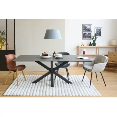 Table de salle à manger rectangulaire en céramique L200 NEIVA - HELLIN