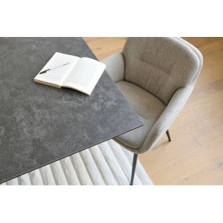 Table de salle à manger rectangulaire en céramique L200 NEIVA - HELLIN