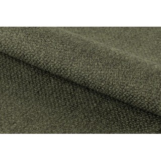 Chaise de salle à manger en tissu piétement métal noir  (lot de 2) MARTA - HELLIN