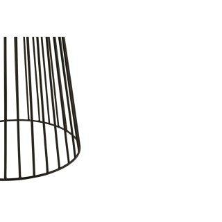 Table ronde en manguier et métal noir 4 personnes D120 HAZEL - HELLIN