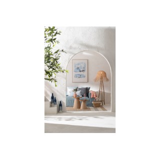 Table basse ronde en bois naturel (set de 2) AGATHE - HELLIN